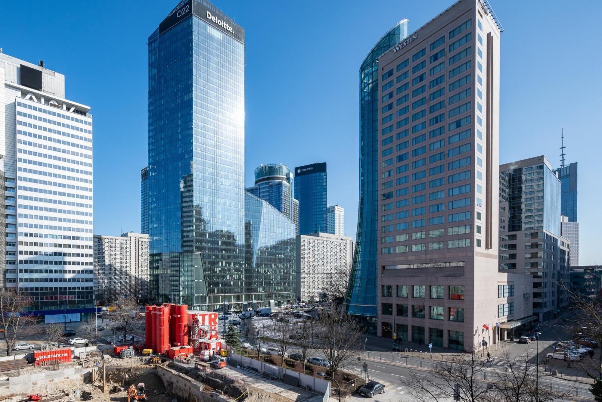 Grzybowska Blue City Centre Apartment Warsaw Luaran gambar